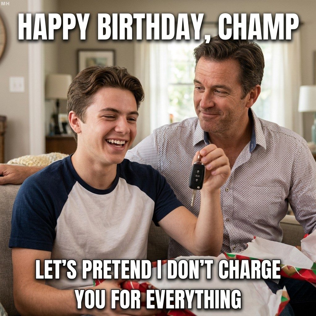 “Let’s Pretend I Don’t Charge You” Birthday Meme