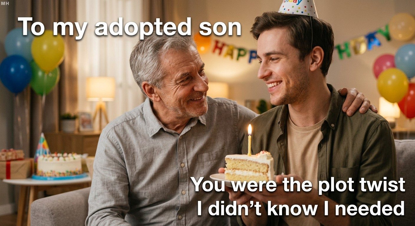 “Plot Twist I Didn’t Know I Needed” Adoption Birthday Meme