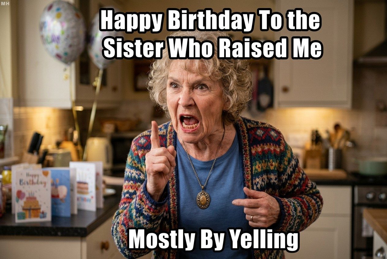 Raised by Yelling: The Most Honest Big Sister Birthday Tribute
