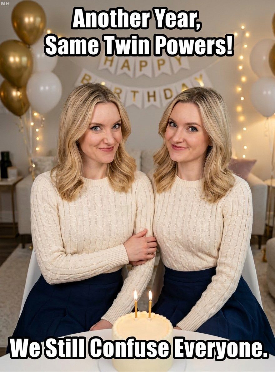 Same Twin Powers: Still Confusing Everyone, Still Enjoying It