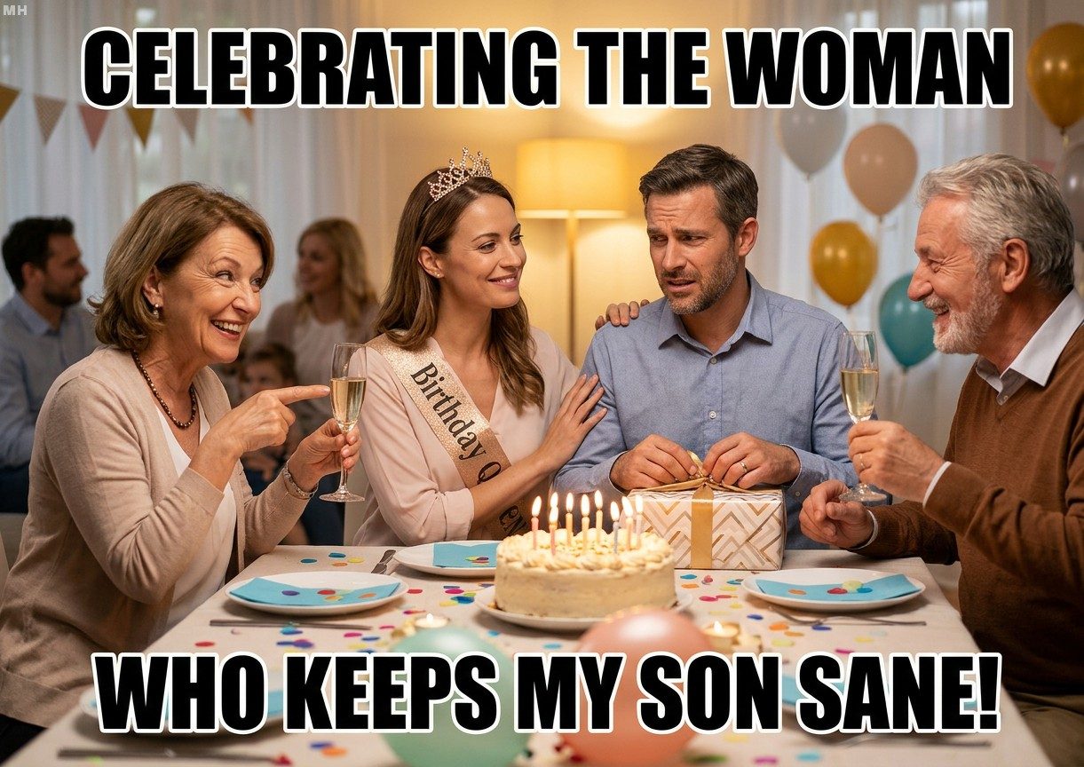 “Who Keeps My Son Sane” Unsung Hero Birthday Meme