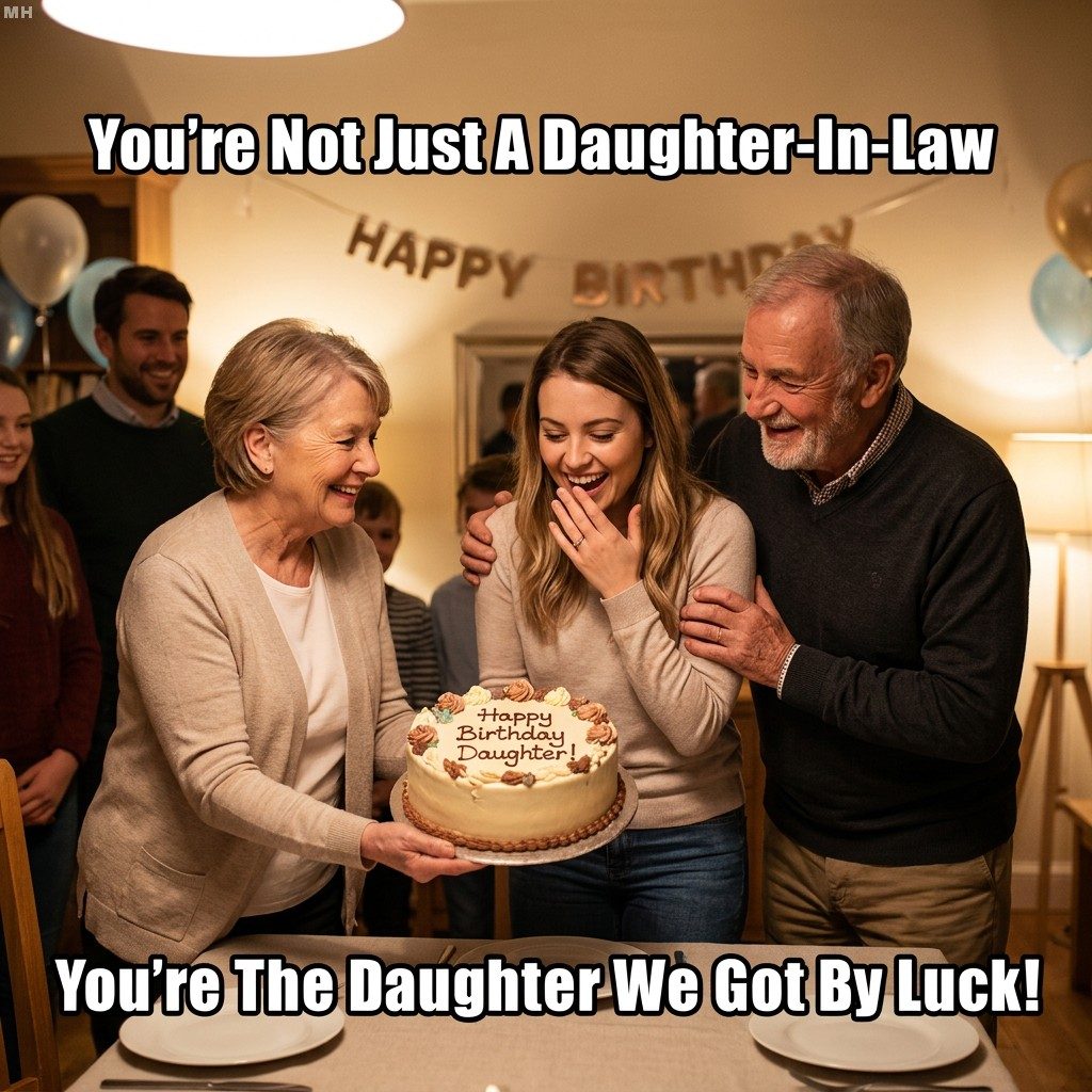 “Daughter We Got by Luck” Family Lottery Birthday Meme