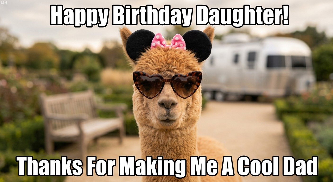 “Thanks for Making Me a Cool Dad” Glory Birthday Meme