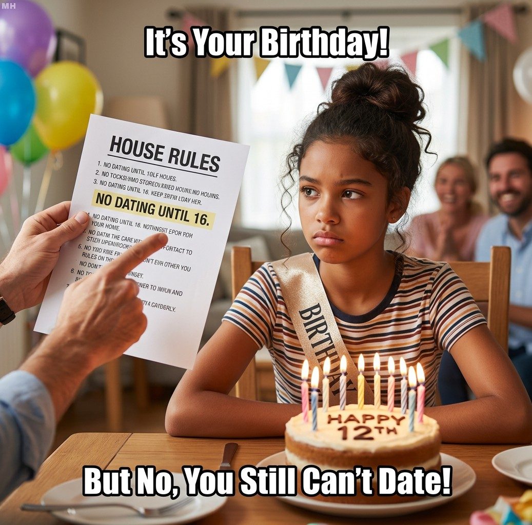 “Still Can’t Date” Overprotective Dad Birthday Meme