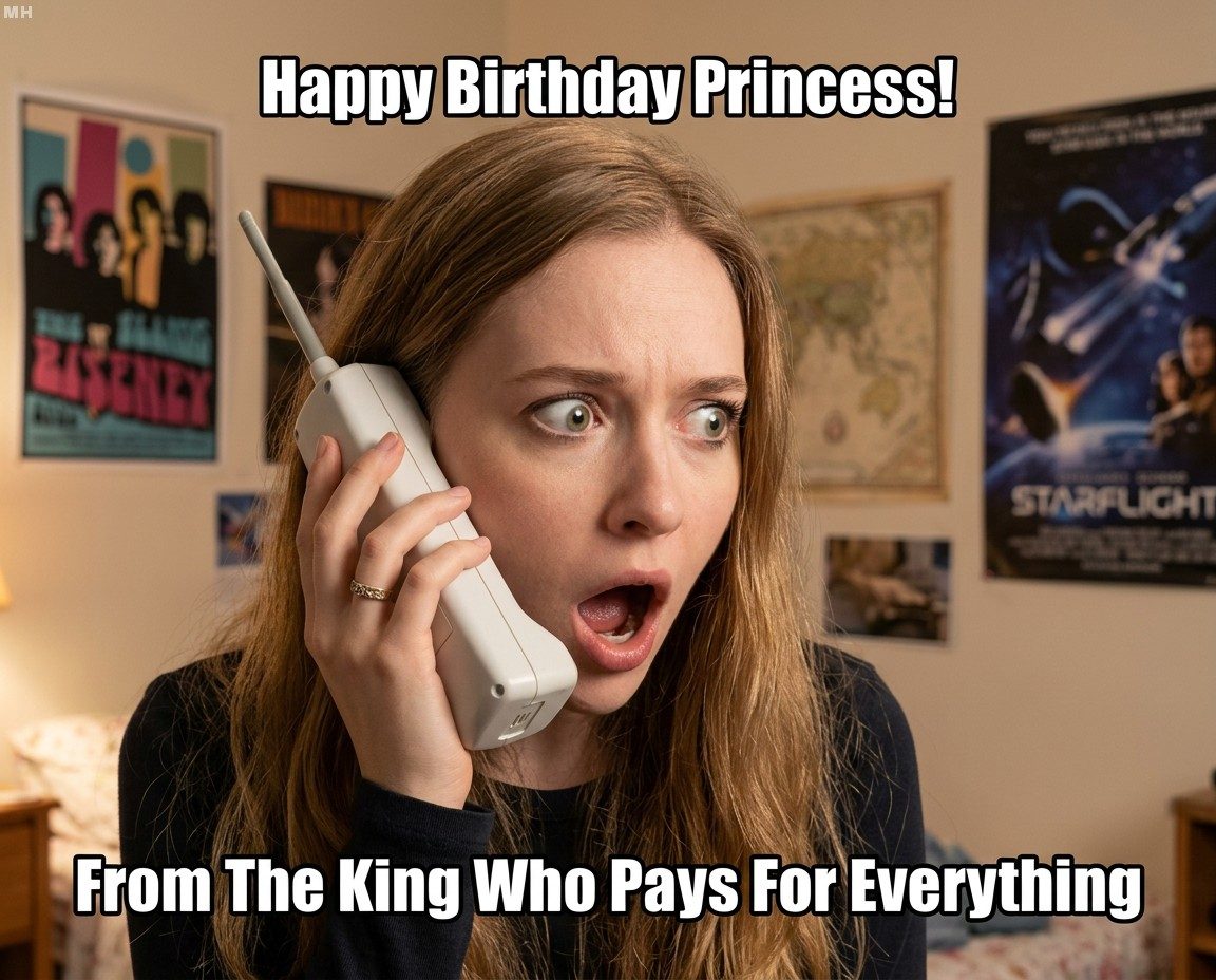 “From the King Who Pays for Everything” Birthday Meme