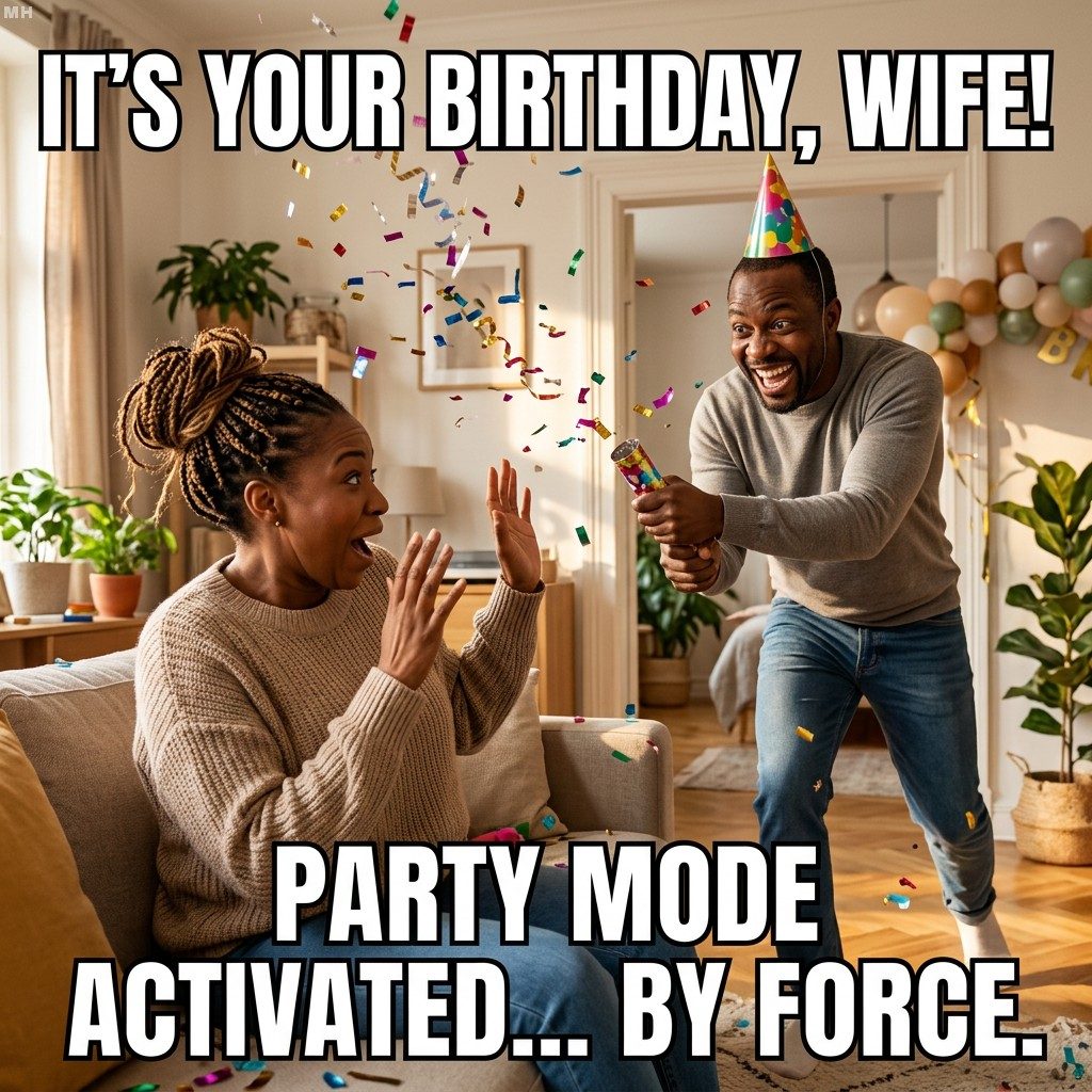 Party Mode Activated (By Considerable Spousal Pressure)