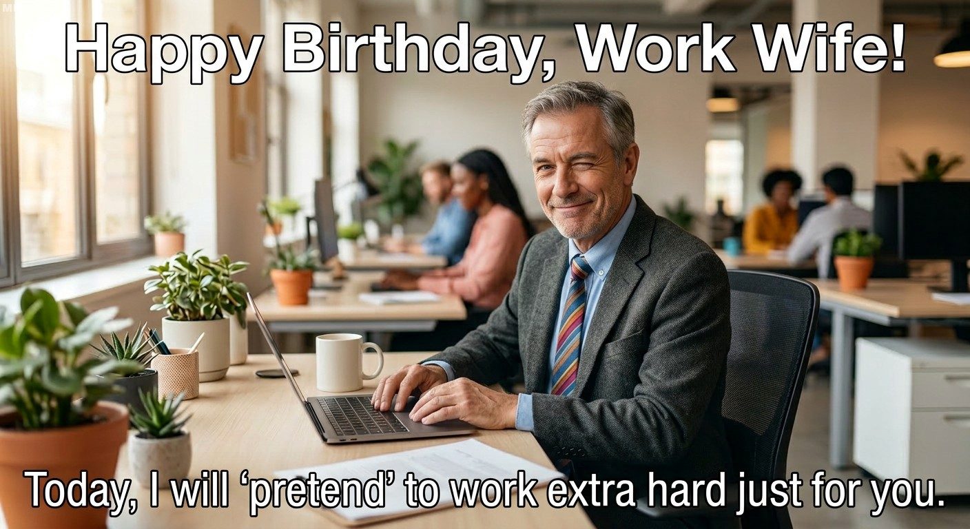 Maximum Effort (Strictly for Show): The Work Wife Birthday Pledge