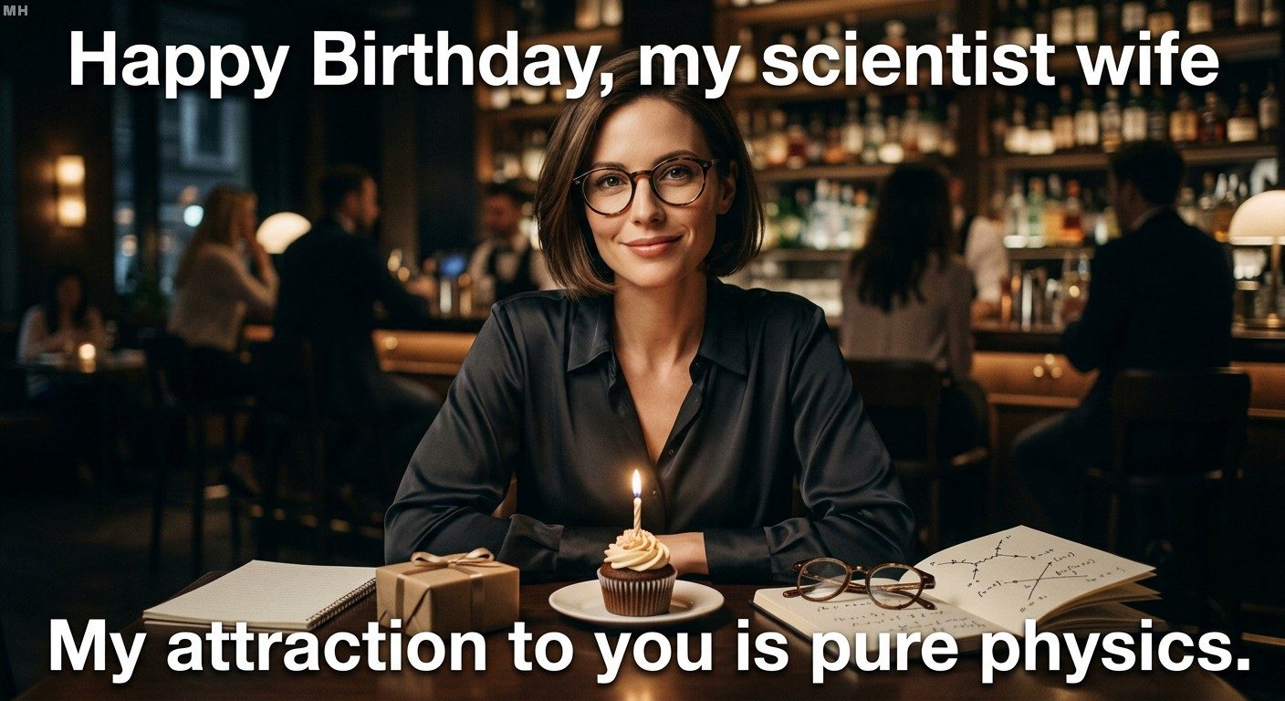 When Physics Doubles as a Birthday Pickup Line Meme