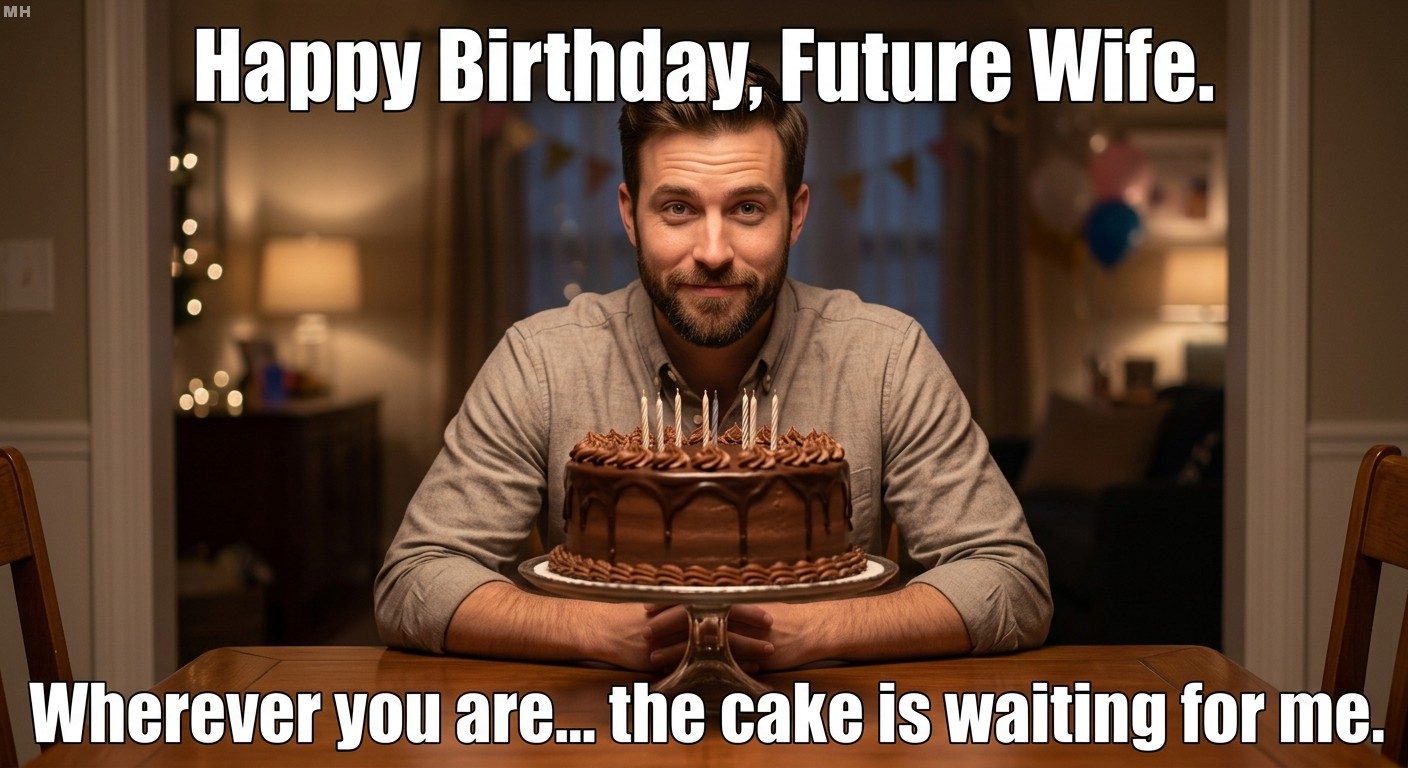 The Cake Has Been Reserved: A Future Wife Birthday Guarantee