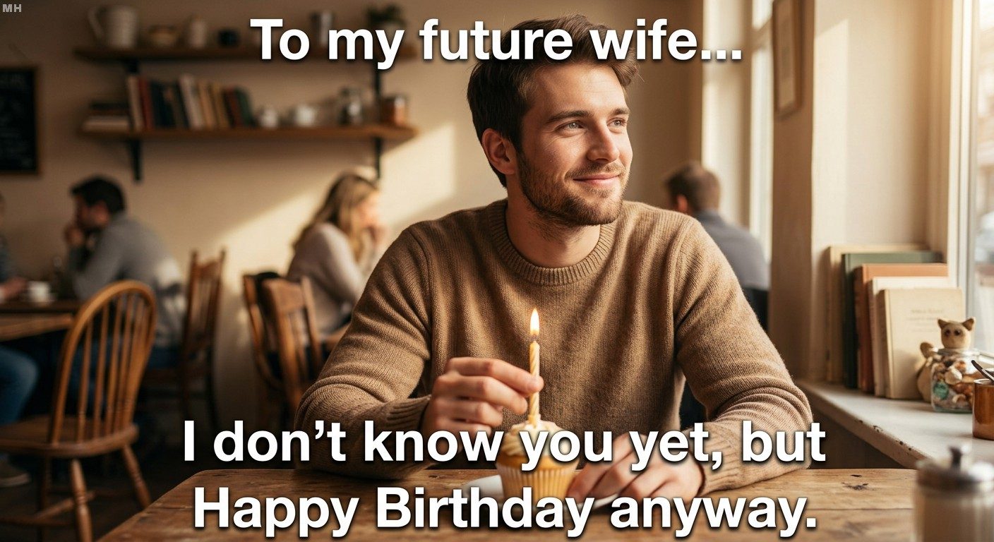 A Birthday Wish Sent Across the Gap Between Now and Someday