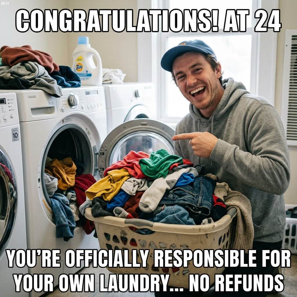 Laundry Certification Earned Meme