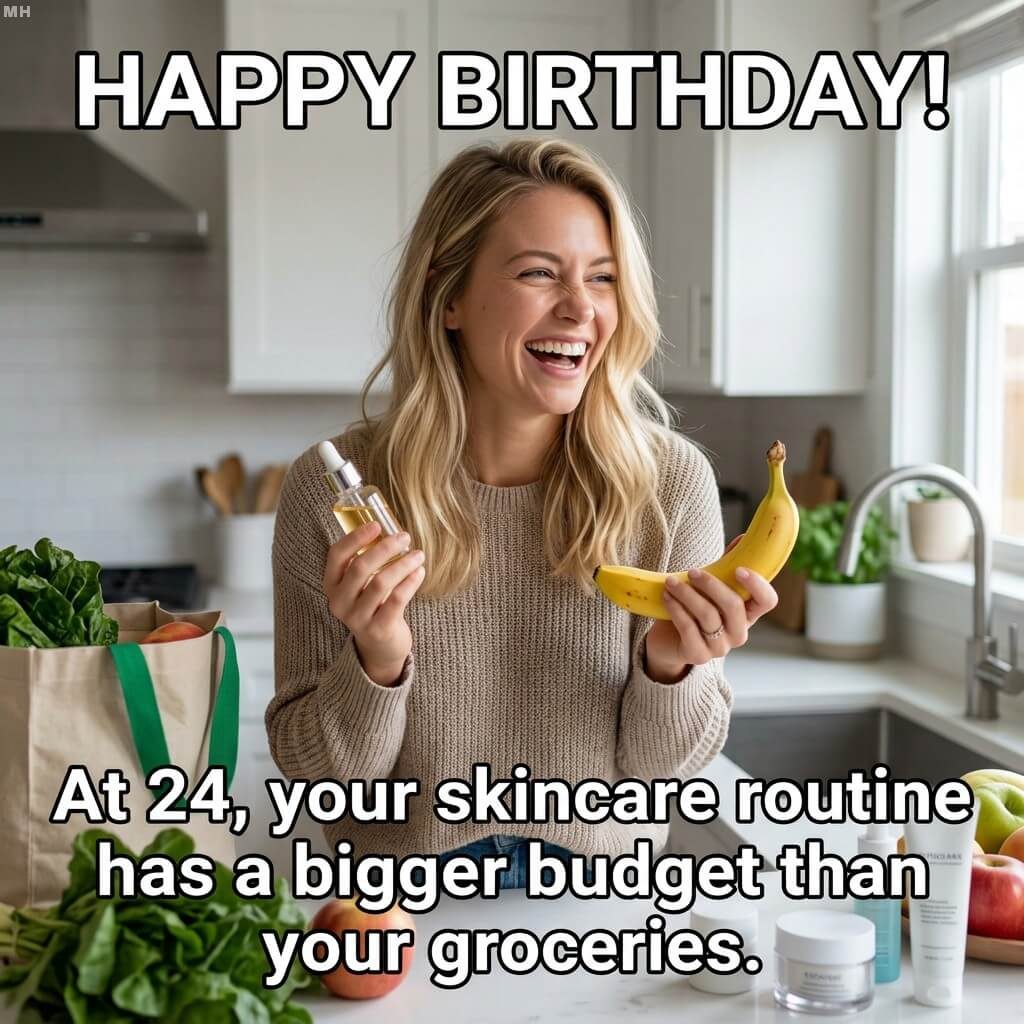 Skincare Budget Exceeds Groceries Meme