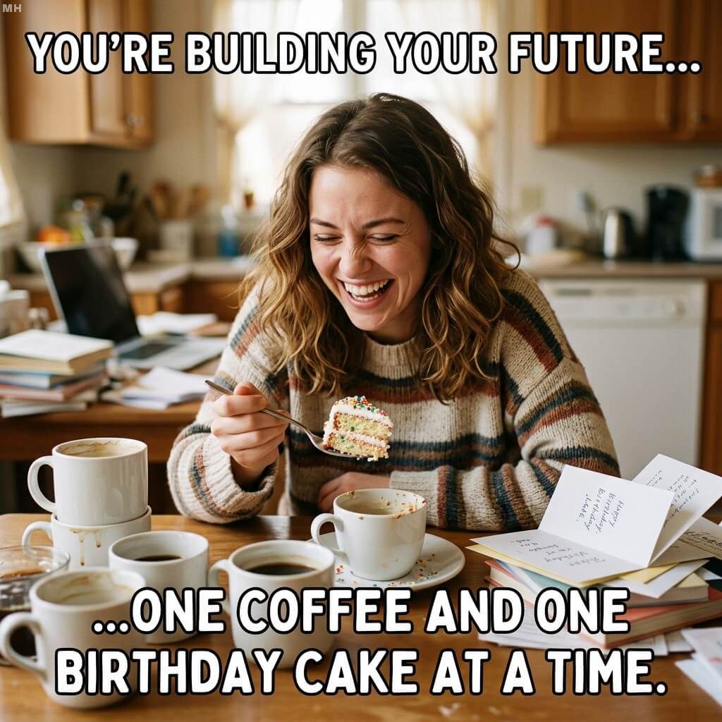 Coffee Fueled Ambition Meme
