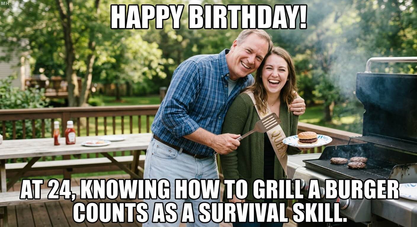 Grilling, A Survival Skill Meme