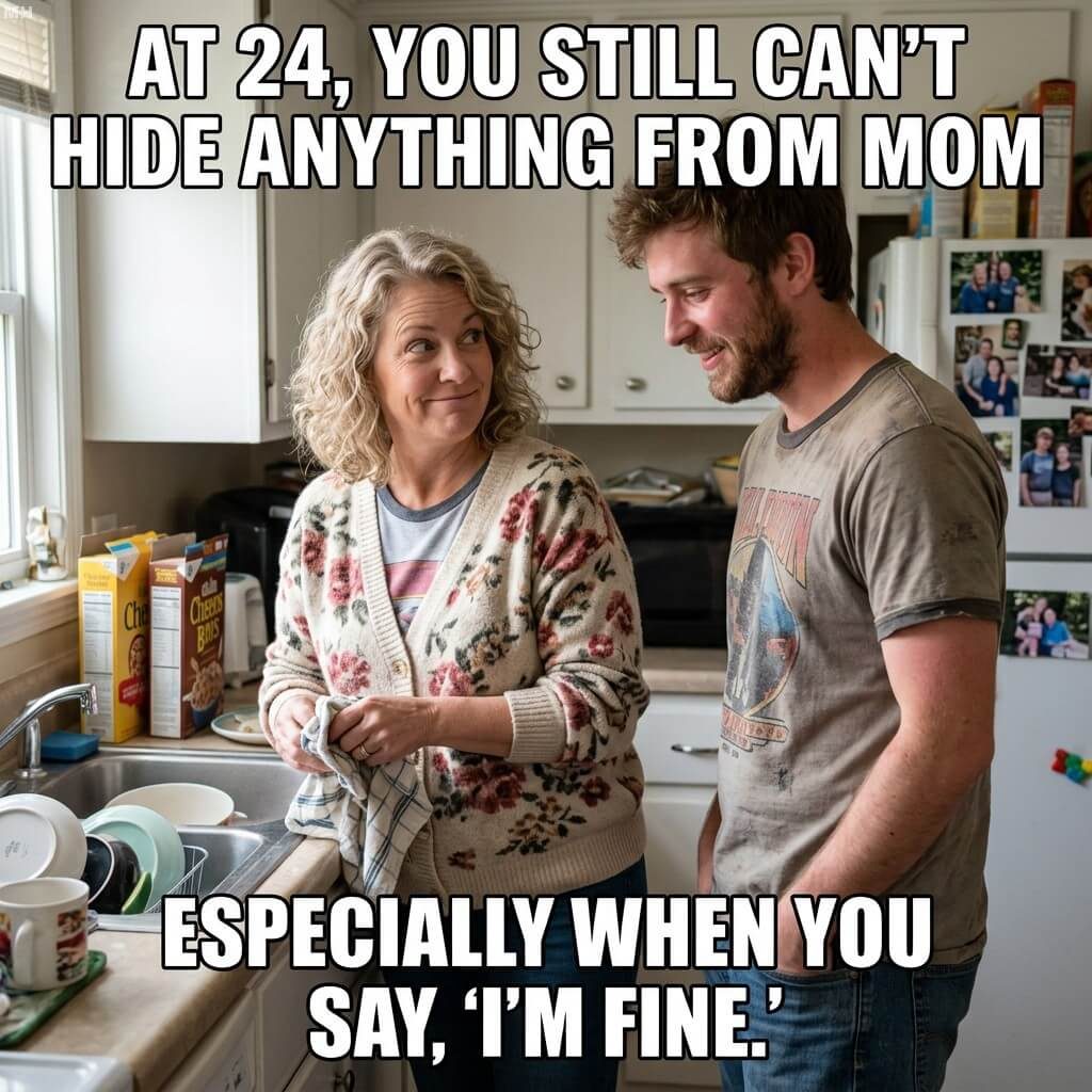 I'm Fine, Mom Knows Better Meme