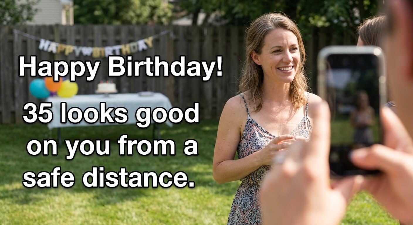 Safe Distance Birthday Meme