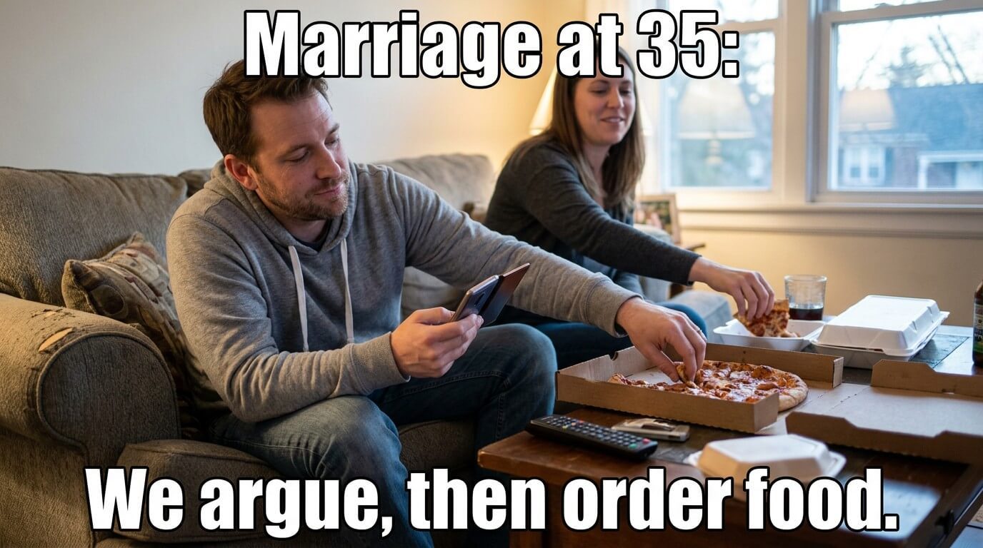 Argue Then Order Food Meme