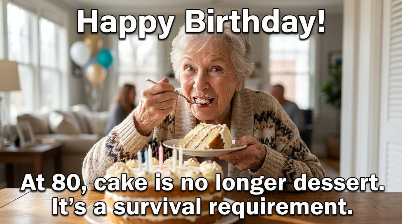 Cake as a Survival Requirement Meme