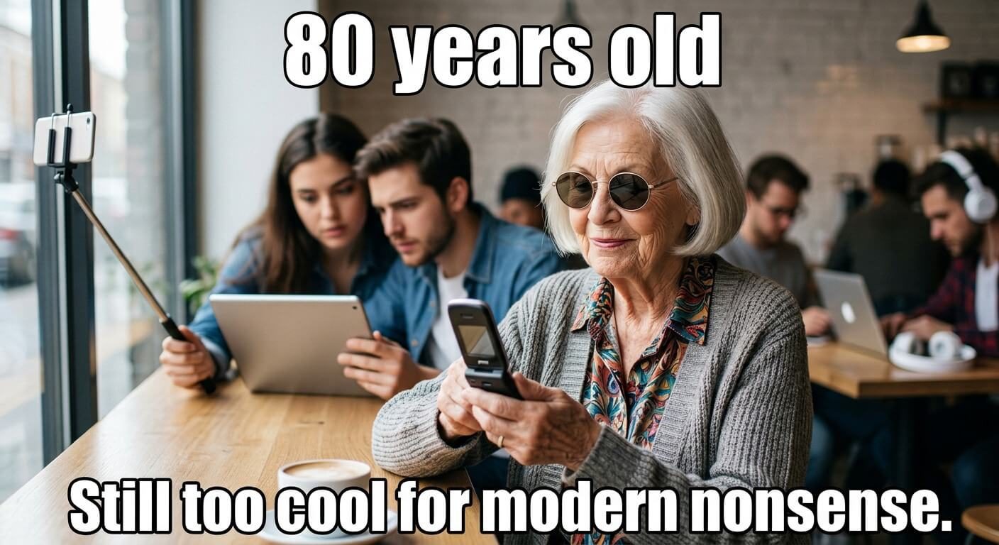Too Cool for Modern Nonsense Meme
