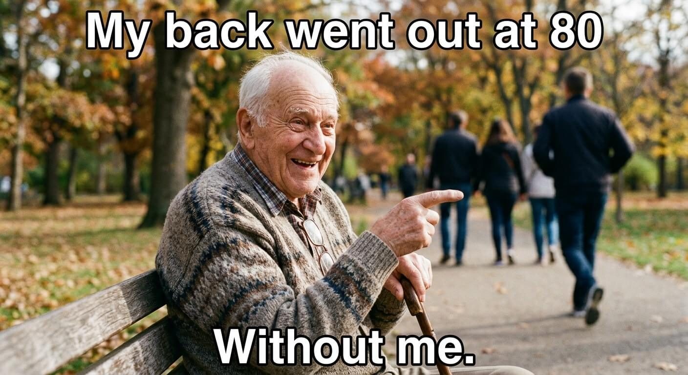 Back Went Out Without Permission Meme