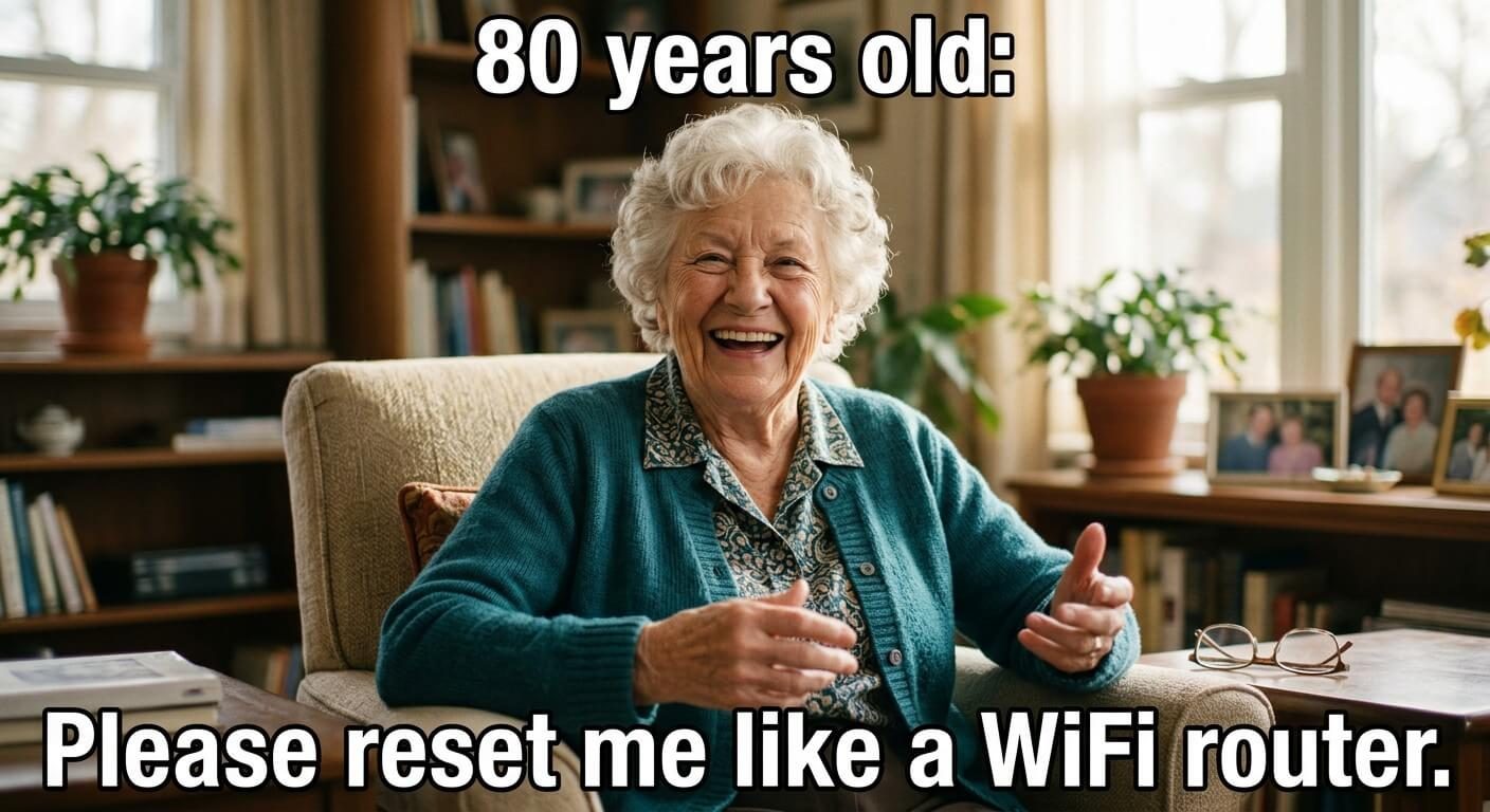 Reset Me Like a Router Meme