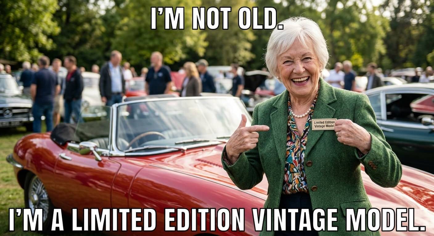 Limited Edition Vintage Model Meme
