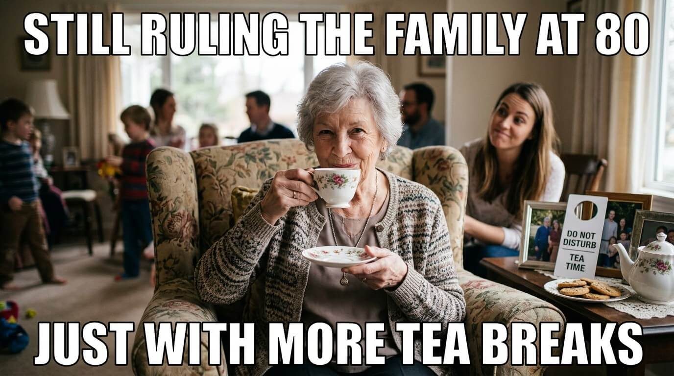 Ruling the Family with Tea Breaks Meme
