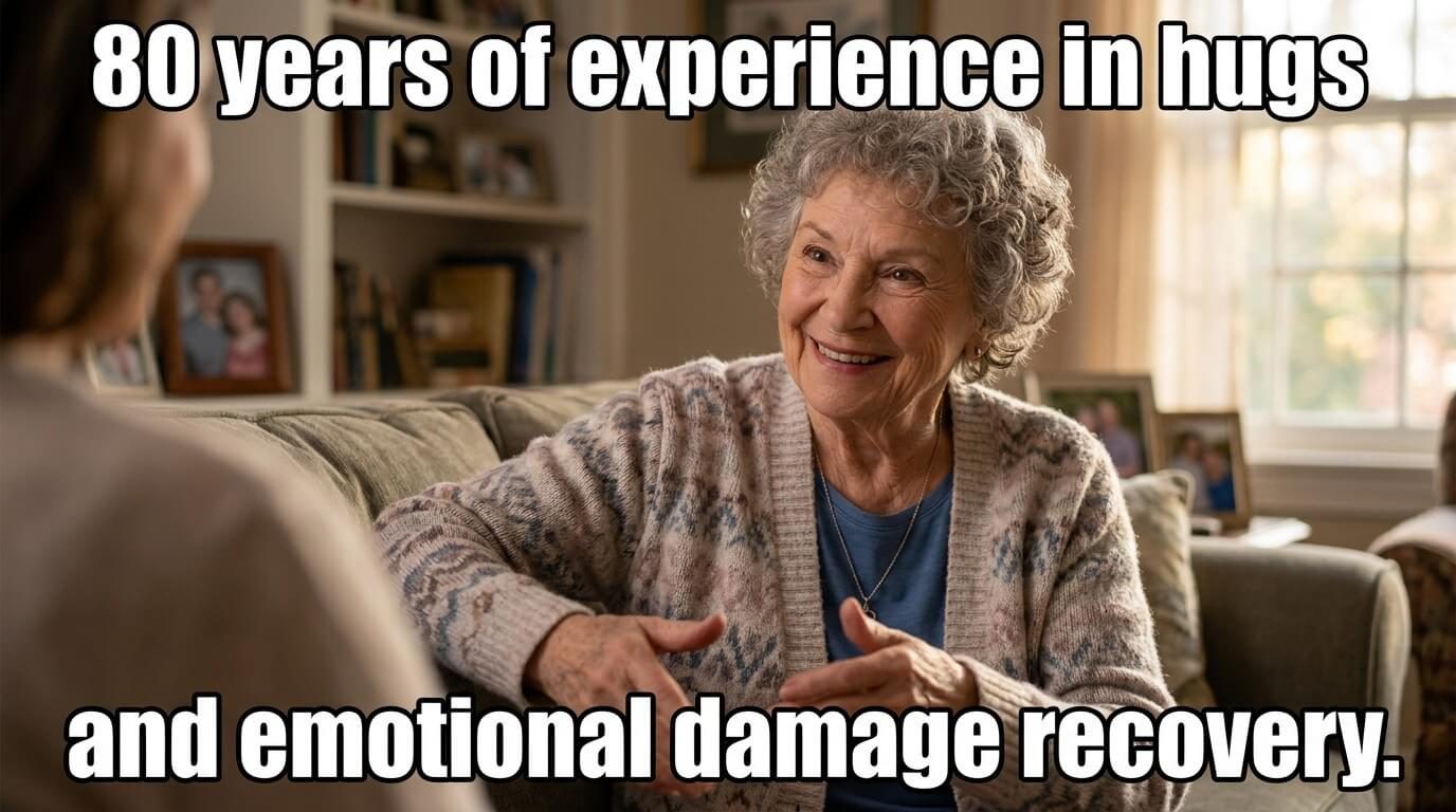 Eighty Years of Expert Hugs Meme