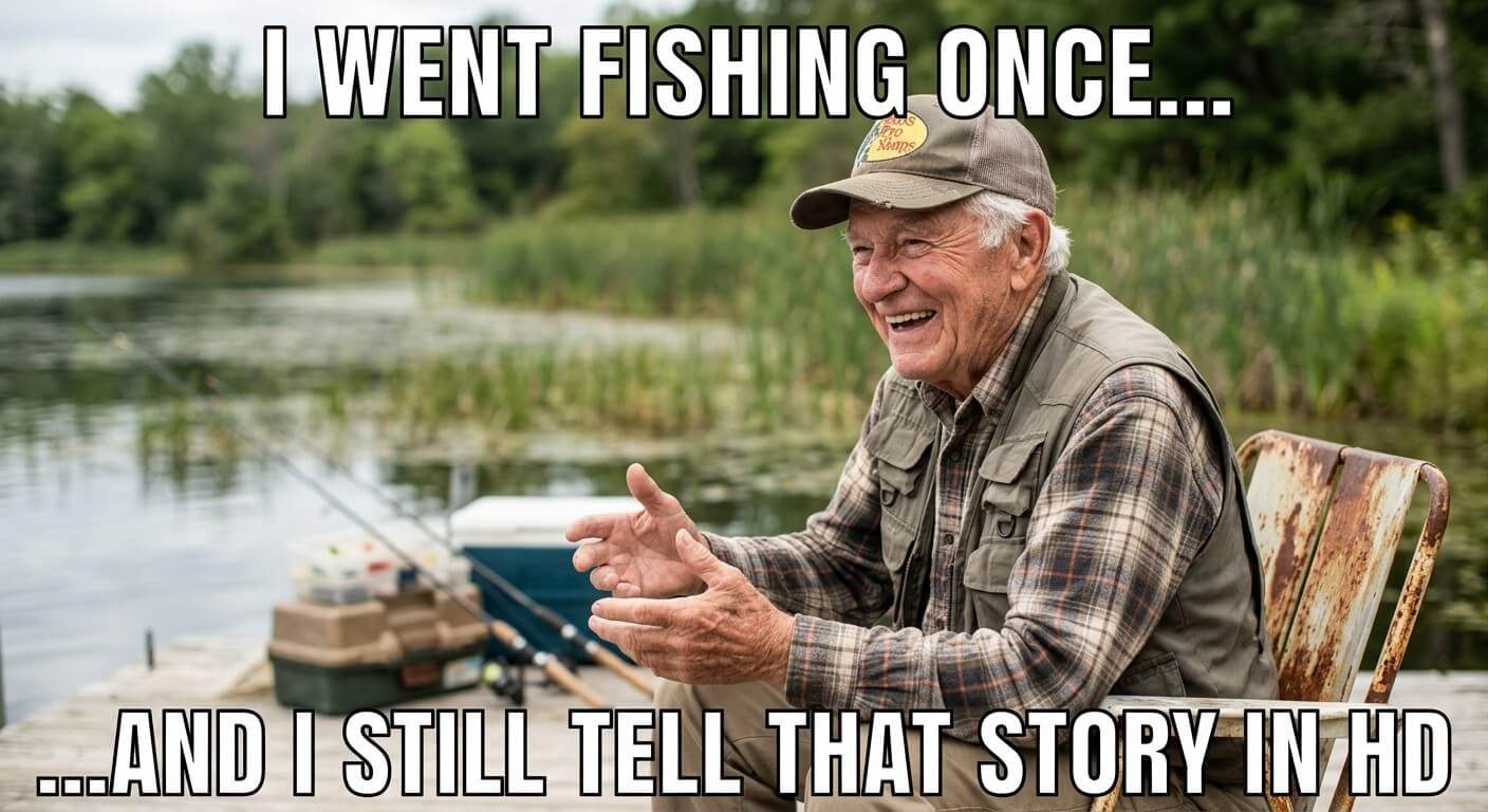 One Fishing Trip Forever Story Meme