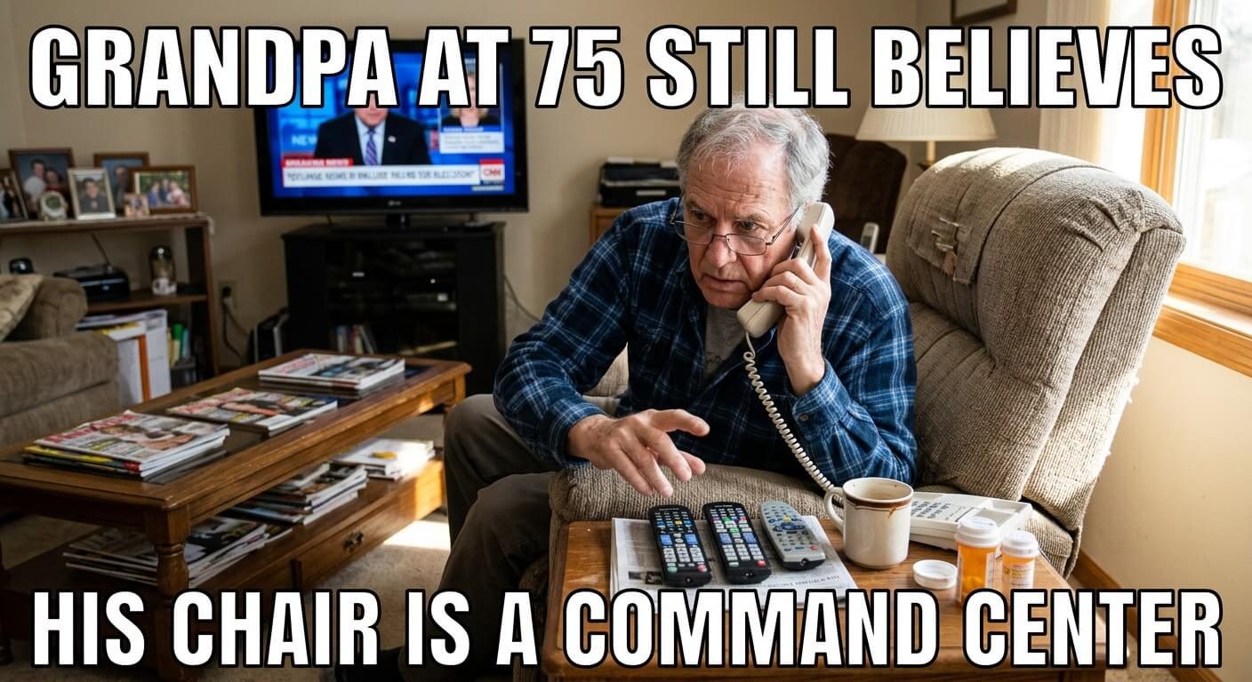 Recliner Command Center Meme