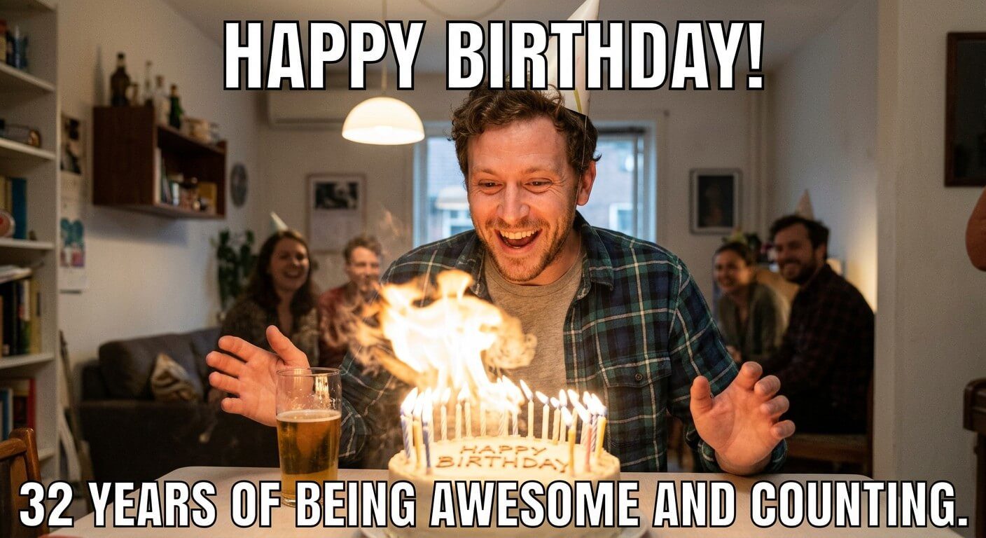 Thirty Two Years Strong Meme
