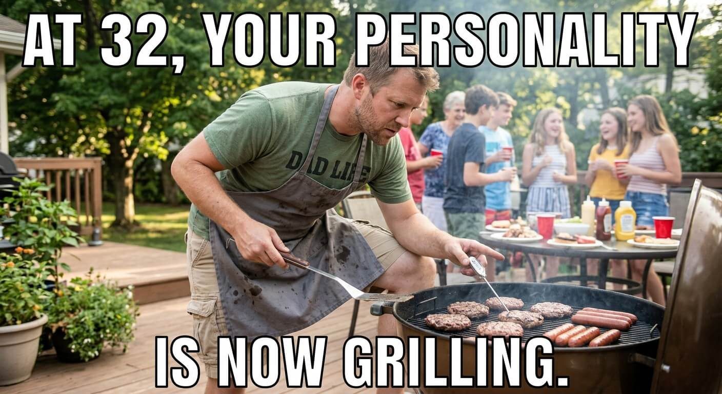 Backyard Grill Identity Meme