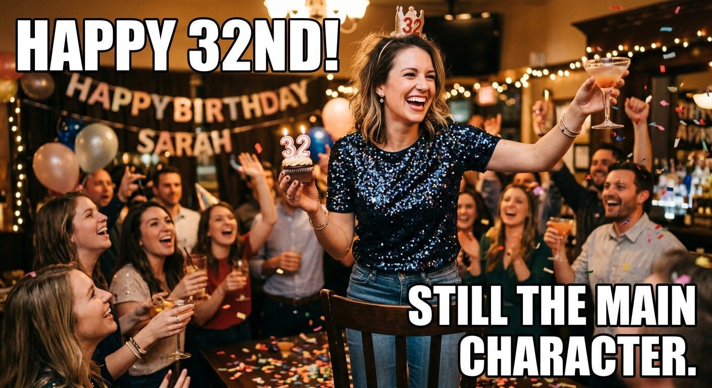 Main Character at 32 Meme
