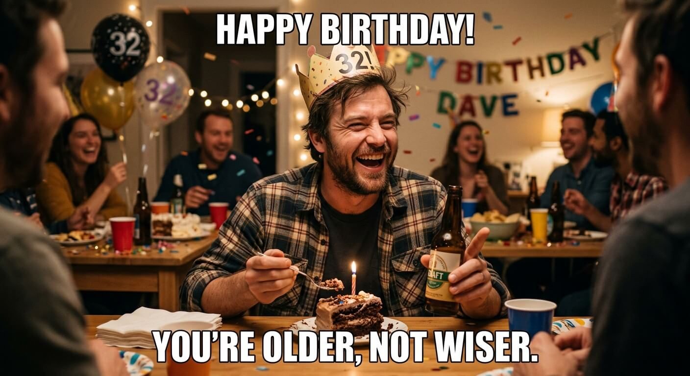 Older Not Wiser Meme