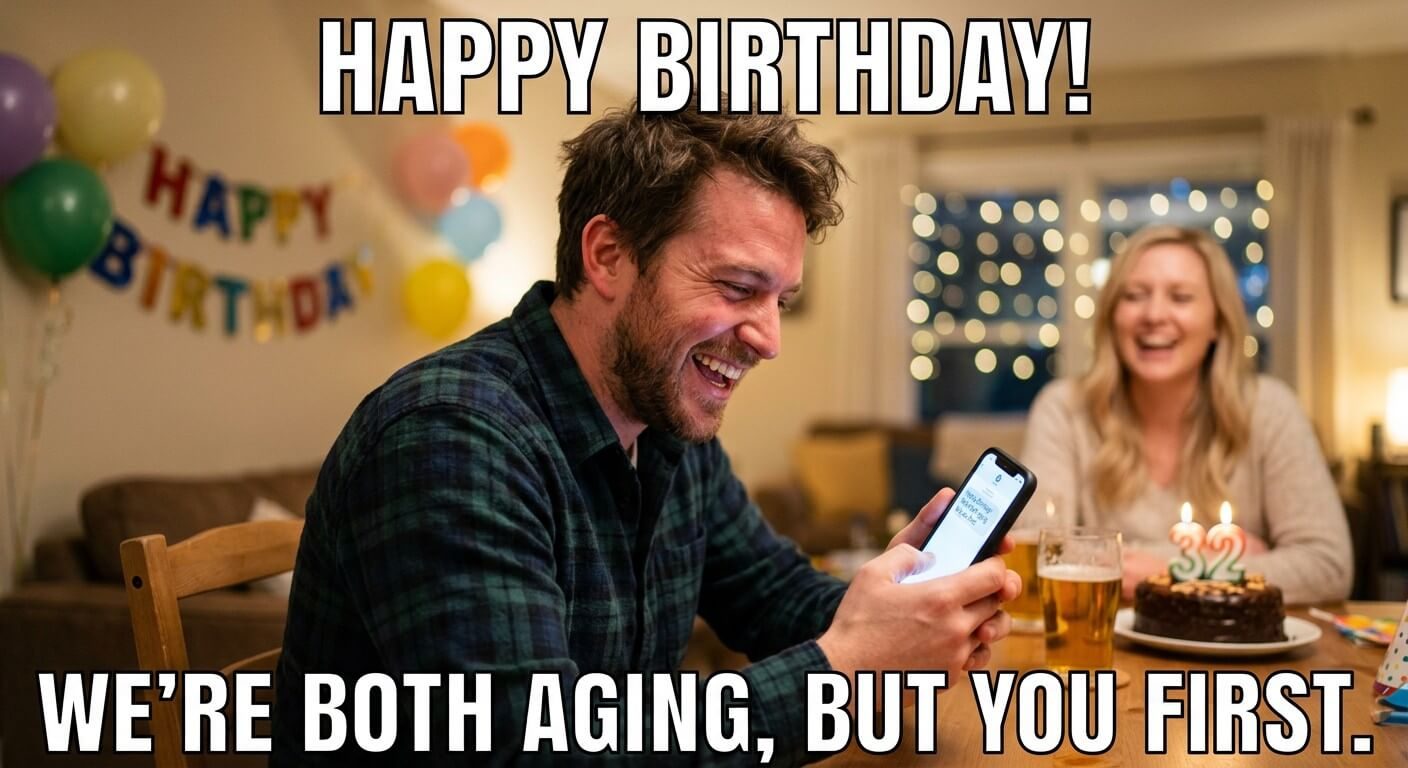 You Age First Meme