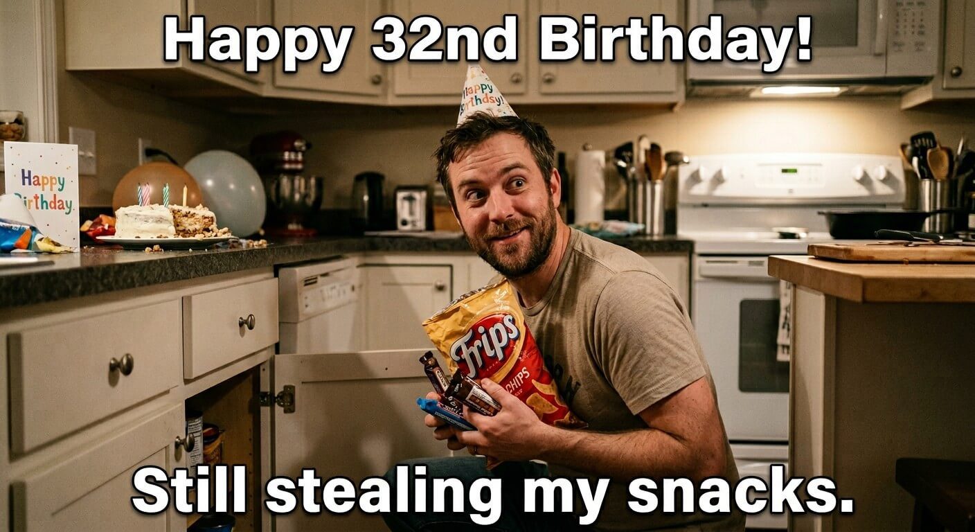 Snack Thief Husband Meme