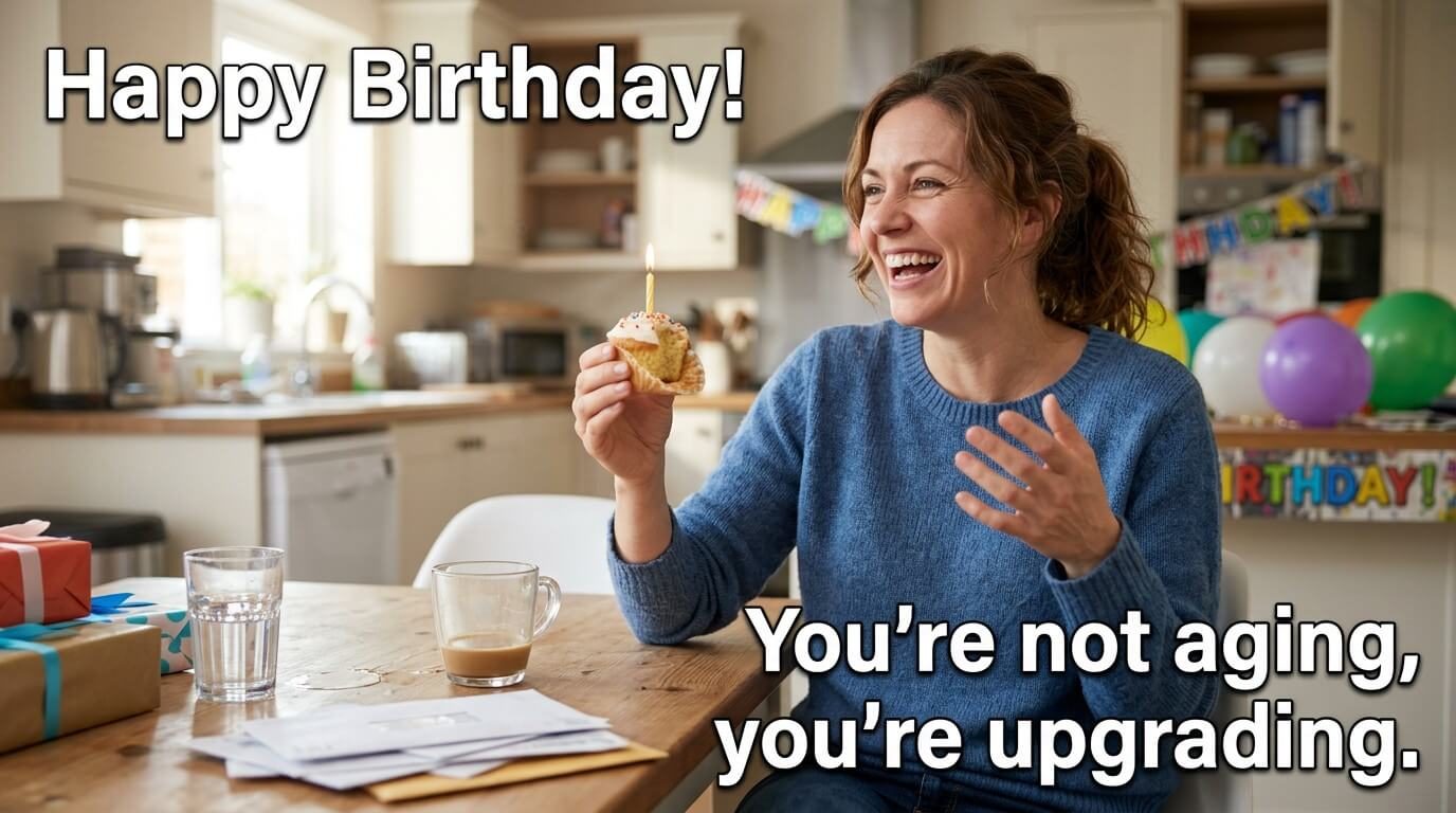 Upgrading Not Aging Meme