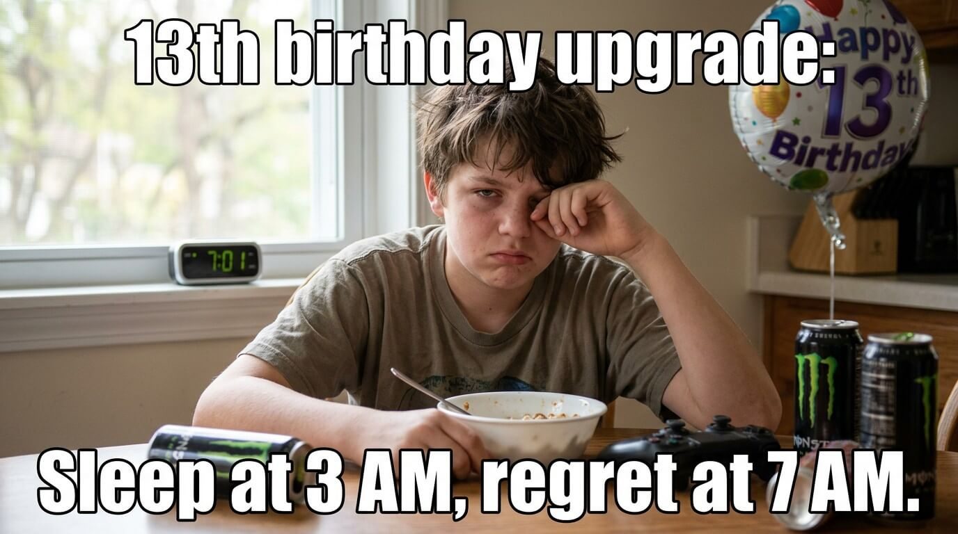 Sleep Chaos Update Meme