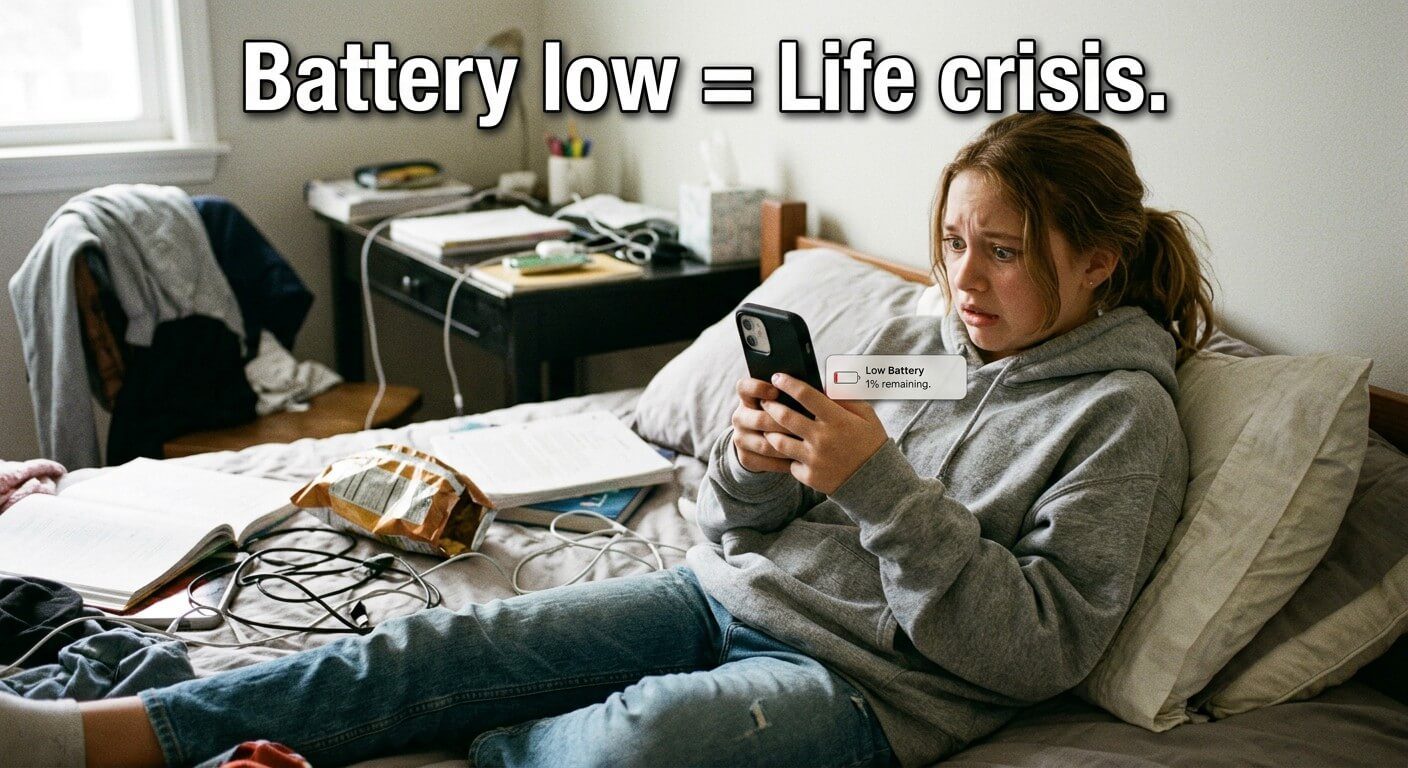 Phone Battery Crisis Meme