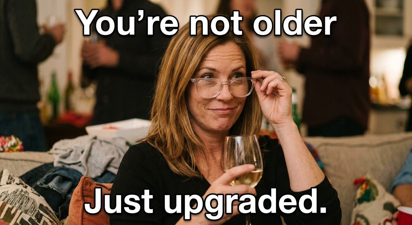 Upgraded Not Older Meme