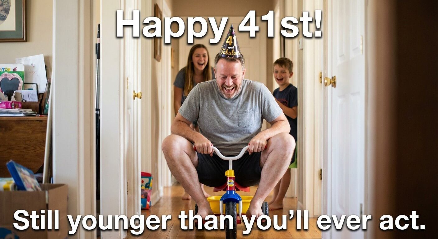 Never Acts His Age Meme