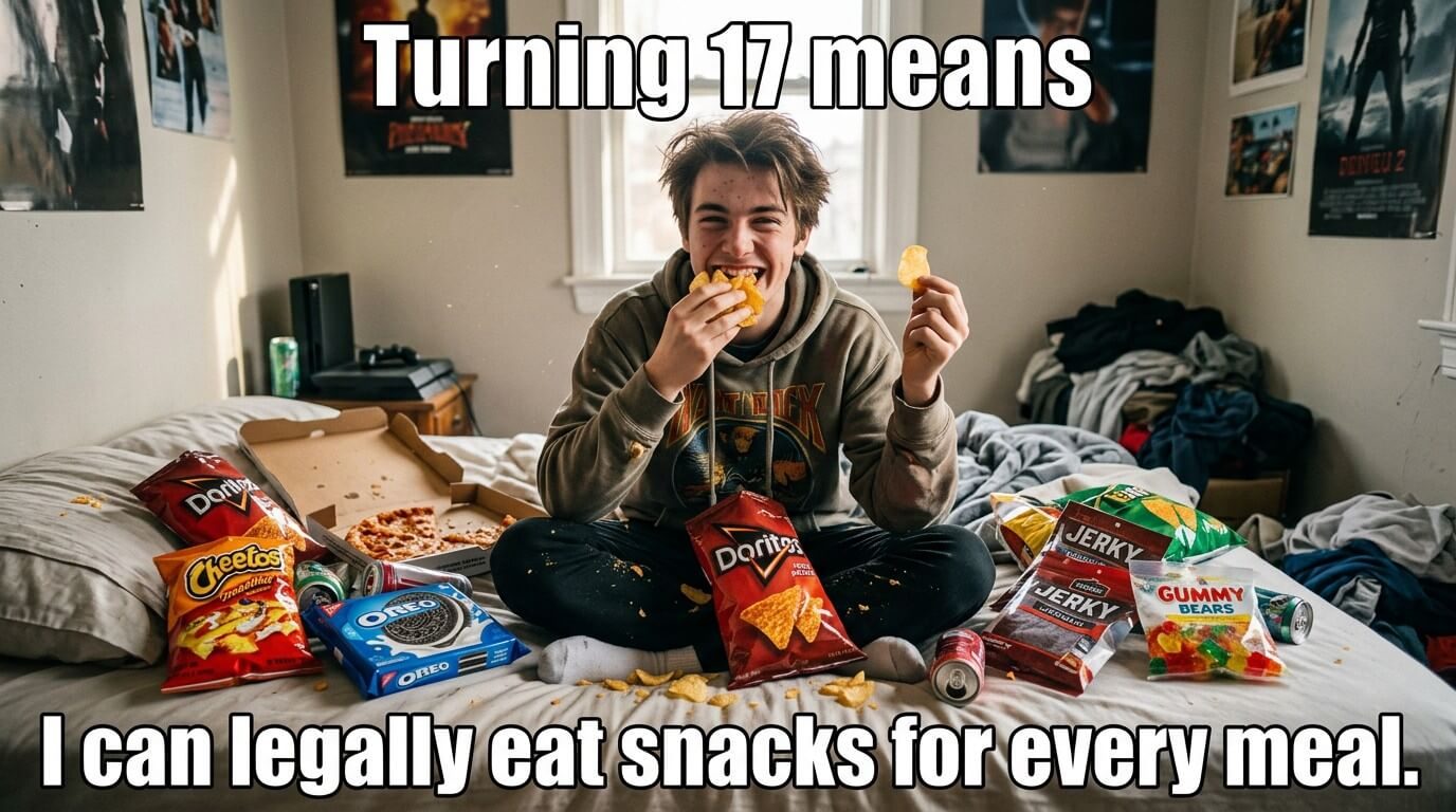 Snacks For Dinner Meme