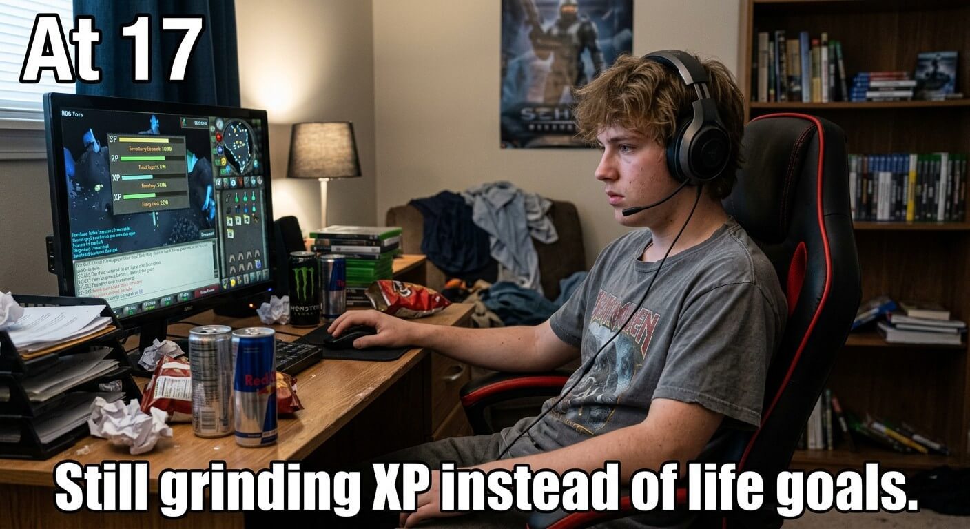 Grinding XP Meme