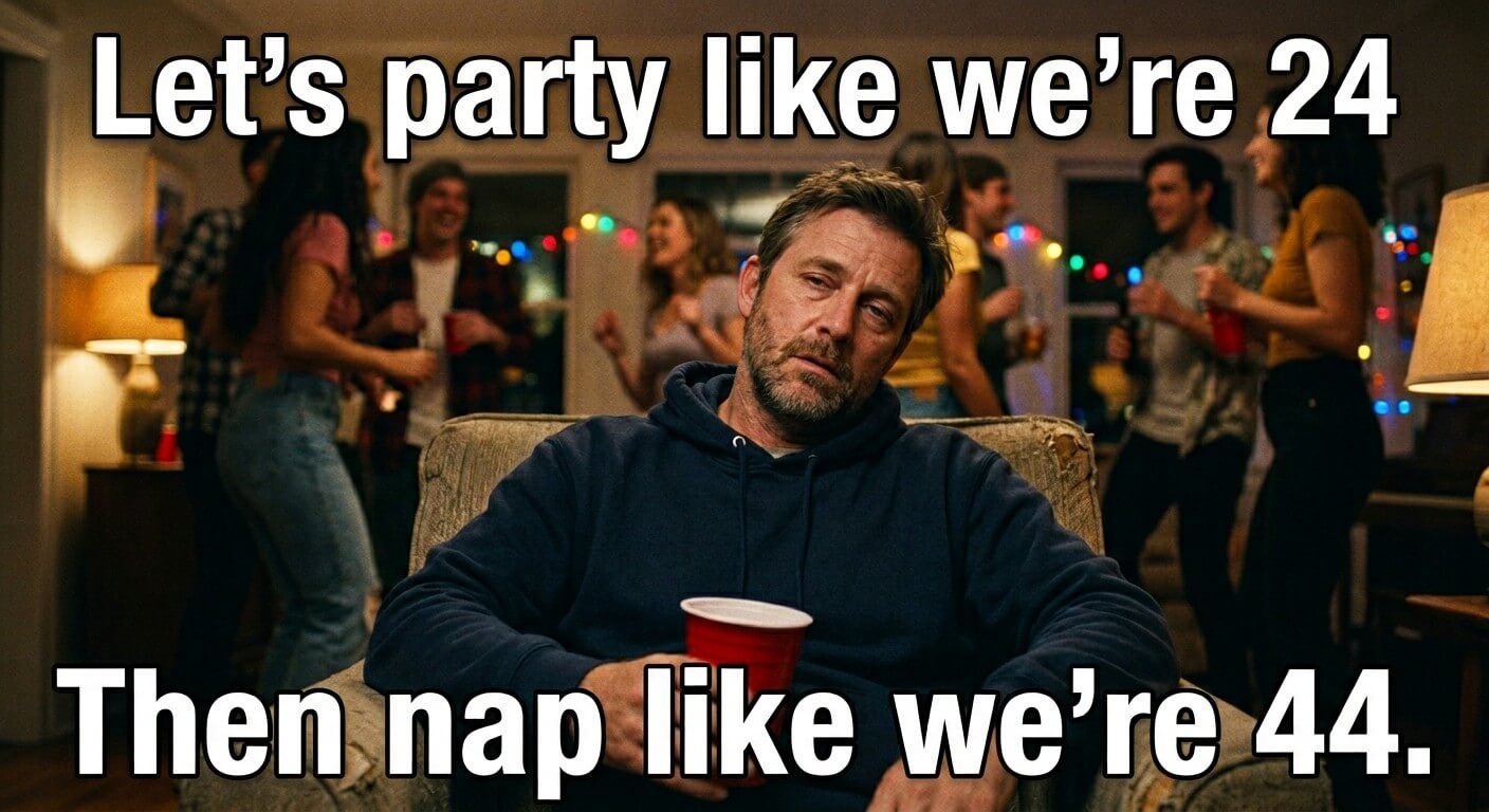 Party Then Nap Meme