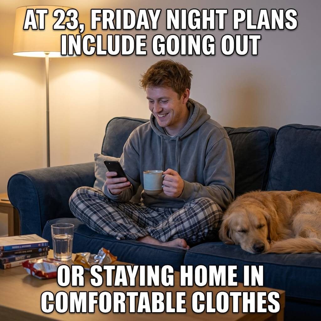 Comfortable Clothes Friday Meme