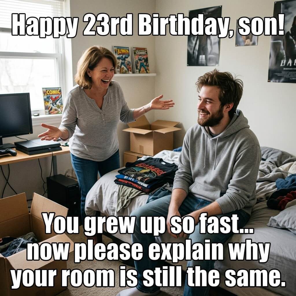 Same Room Different Age Meme