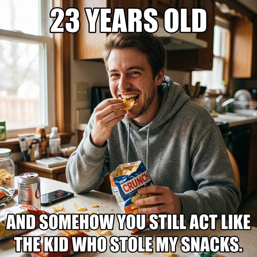 Snack Thief Forever Meme