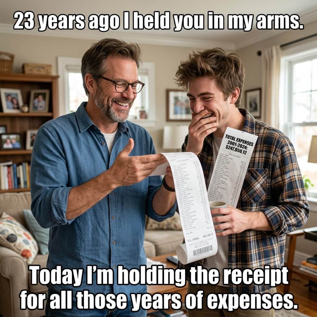Receipt For The Years Meme