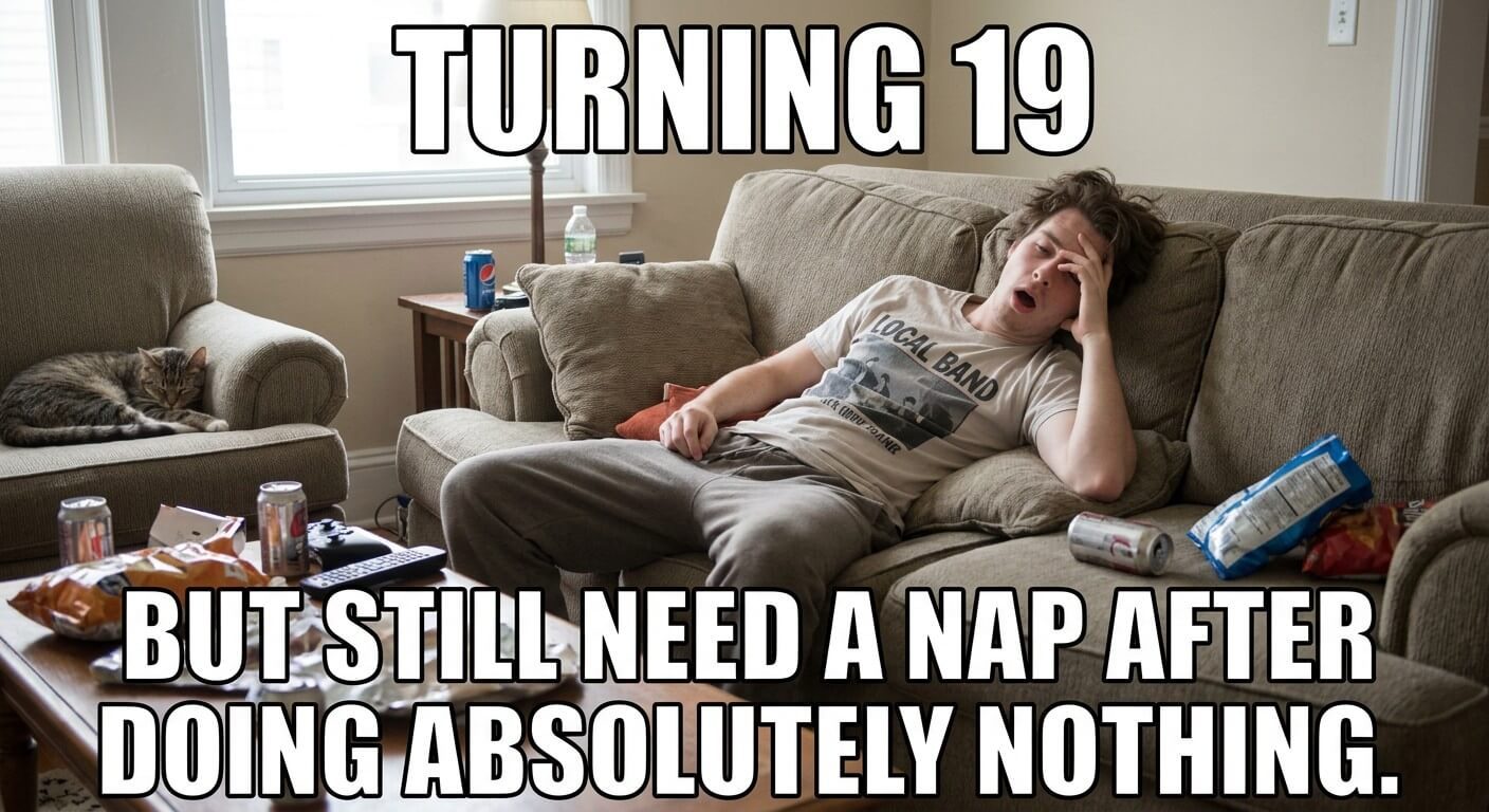 Exhausted By Existing Meme