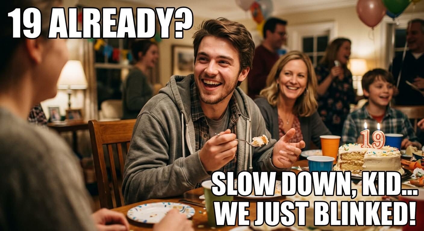 Blink And He's Grown Meme